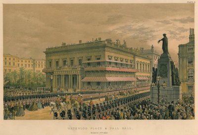 Waterloo Place e Pall Mall, 7 marzo 1863 da Robert Charles Dudley